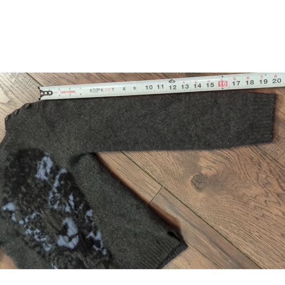 Stella McCartney For Gap Kids Gray Cheetah Cashmere Blend Sweater XXL (14-16). - Picture 11 of 16